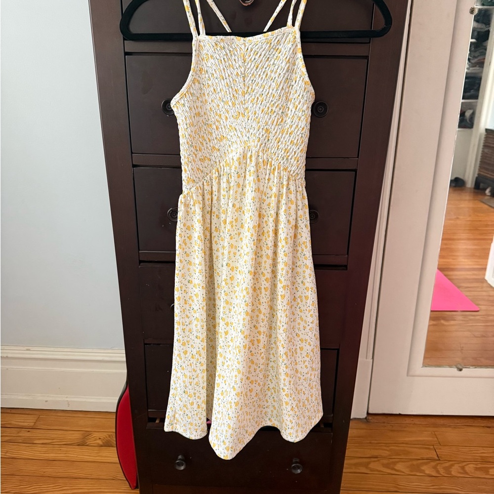 Yellow Floral Kids Dress Zara NWT 11-12Y